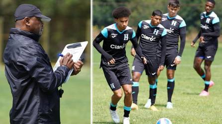 La Sub-23 de Honduras trabajó pensando en el partido contra Estados Unidos y Bernardo Redín prepara cambios en el 11 titular.