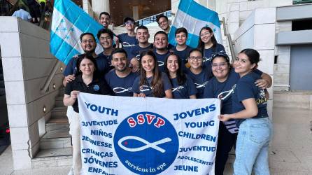 Un grupo de jóvenes sampedranos viajó este fin de semana hasta Portugal para participar en la Jornada Mundial de la Juventud 2023.