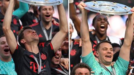 El Bayern Múnich logró in extremis su undécimo título consecutivo de campeón de la Bundesliga, este sábado en la última jornada, gracias a su victoria 2-1 en la cancha del Colonia y al empate 2-2 del Borussia Dortmund en su estadio ante el Maguncia.