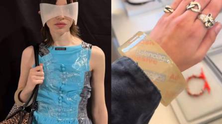 Balenciaga una de las marcas de ropa y accesorios más caras del mundo por su alta costura se ha viralizado recientemente en redes sociales, tras mostrar una novedosa y polémica pulsera tipo cinta o <i>“Tape”</i> con un elevado costo.