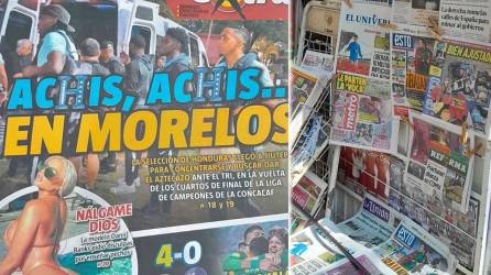 Los principales diarios deportivos de México dicen que hay poca expectativa en el Tri después del tropiezo ante Honduras el pasado viernes en Tegucigalpa. “Fantasma al acecho”.