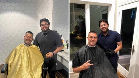 Kilver Martínez es un conocido barbero hondureño que se ha abierto camino entre grandes estrellas del deporte en Estados Unidos.