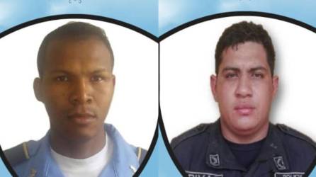 Danilo Bucle Gómez y Felipe Santiago Rivas Izaguirre fueron los dos policías que fueron asesinados la noche dle lunes. Estaban asignados a la estación de Dos Bocas en Santa Rosa de Aguán.