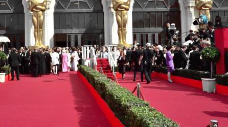 Imagen de la alfombra roja de Los Premios Óscar en años anteriores.