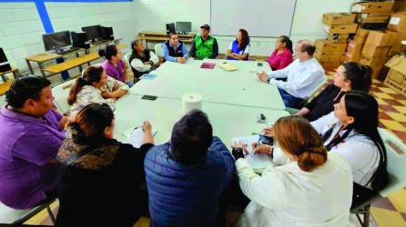 <b>Las lideresas del sector reunidas con el representante del PNUD, Richard Barathe.</b>