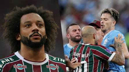 Marcelo salió al paso para defender a Felipe Melo y al Fluminense de las burlas de Jack Grealish.
