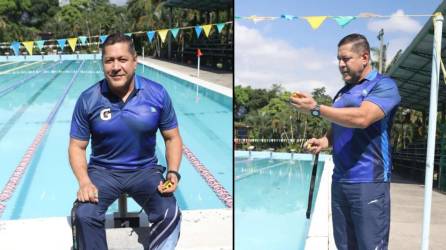 Leonardo ‘Coro’ Gonzales, el entrenador de los Delfines Sampedranos, reyes de la natación hondureña.