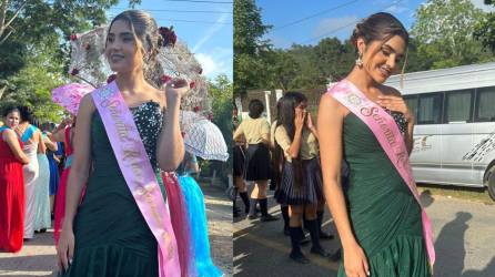 Katherine Barrera, conocida popularmente en el mundo del Tiktok como La Oruga, sorprendió a sus seguidores desfilando con un hermoso atuendo en los desfiles de Independencia en Santa Bárbara.