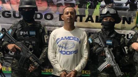 Félix Alexander López Bonilla fue presentado por la Policía Militar.