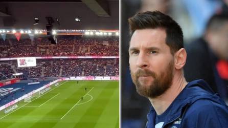 Algunos aficionados del PSG no perdonan a Lionel Messi tras su viaje a Arabia Saudita.