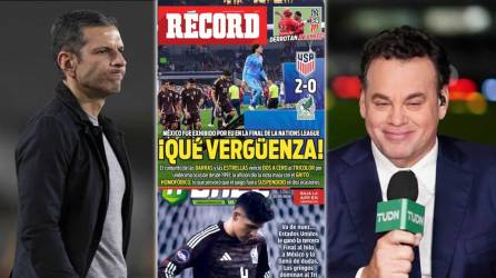 Así reaccionó la prensa mexicana después de que México perdiera una nueva final ante Estados Unidos, que se coronó tricampeón de la Nations League de la Concacaf. David Faitelson no se anduvo con rodeos y señaló culpables de este nuevo “fracaso” del Tri.