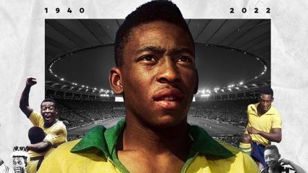 La leyenda del fútbol brasileño <b>Pelé.</b>