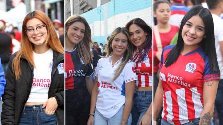 Ellas son las hermosas chicas que engalanan la Gran Final entre Olimpia y Motagua por el título del Torneo Apertura 2023 en el estadio Nacional Chelato Uclés.