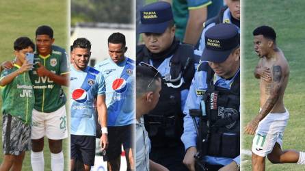 Las imágenes que dejó el Clásico de las emes que ganó el Marathón con remontada espectacular (2-1) contra el Motagua en un entretenido partido en el estadio Yankel Rosenthal.