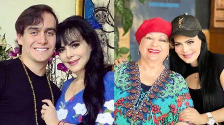 Maribel Guardia junto a su difunto hijo y su hermana a quien llama “mamá”.