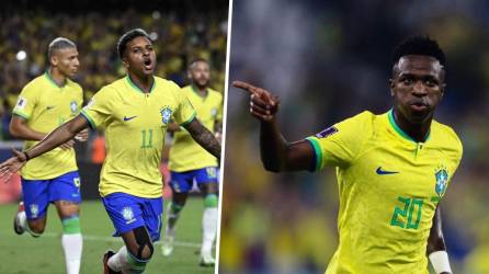 Vinicius y Rodrygo forman parte de la convocatoria de Brasil para las eliminatorias sudamericanas.
