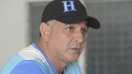 Diego Vázquez, entrenador de la selección de Honduras.