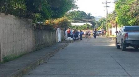 El crimen ocurrió en la mañana de este jueves en el barrio El Porvenir de Puerto Cortés.