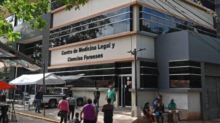 Edificio de Medicina Forense en Tegucigalpa, capital de Honduras.
