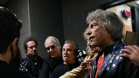 La banda de rock Bon Jovi en una imagen de su cuenta de Instagram.