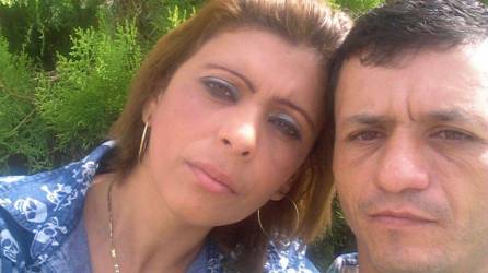 Fotografía en vida de María Inés Pineda junto a su esposo (supuesto homicida) Edgar Guerra Morales.