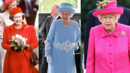 El vestidor de la reina ocupa toda una planta del palacio de Buckingham. No podía coincidir con nadie vestido igual