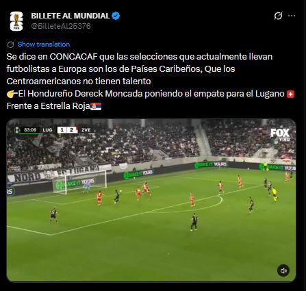 Revuelo por Dereck Moncada tras su golazo en Conference: esto dicen del hondureño