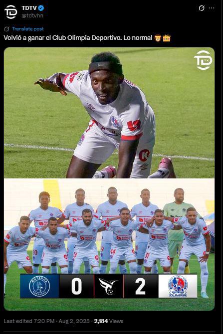 Olimpia se mofa y señalan polémica tras triunfo ante Motagua