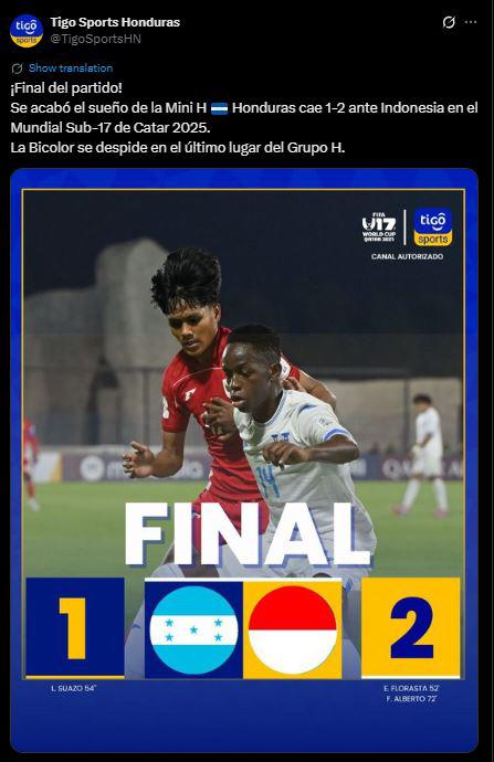 Honduras: No perdonan y esto dicen tras eliminación del Mundial Sub-17