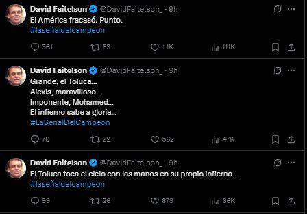 Faitelson no perdona al América y las reacciones: ¡El Infierno está de fiesta!