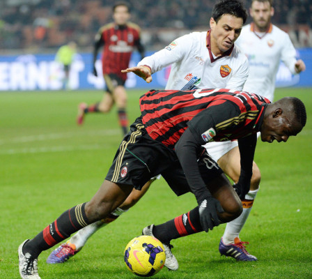 Roma y el Milan empatan en un entretenido choque
