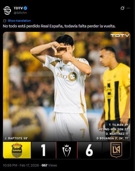 'Burla' a Real España y prensa no perdona tras humillante 1-6; famoso reacciona