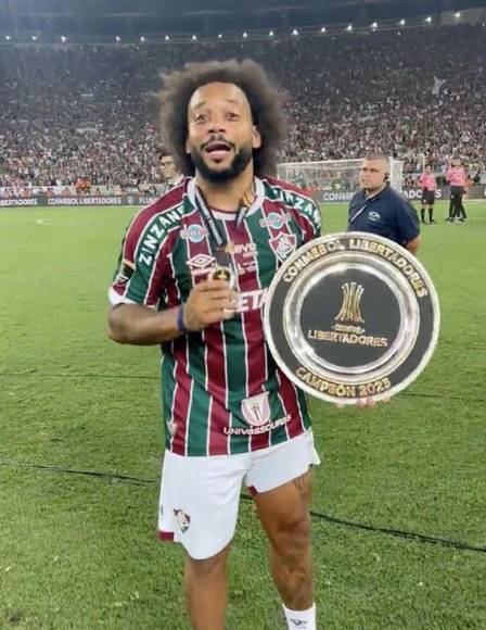 Marcelo hizo historia tras ganar el título con el Fluminense. El brasileño se metió en la exclusiva lista de futbolistas que han ganado la Champions League y la Copa Libertadores.