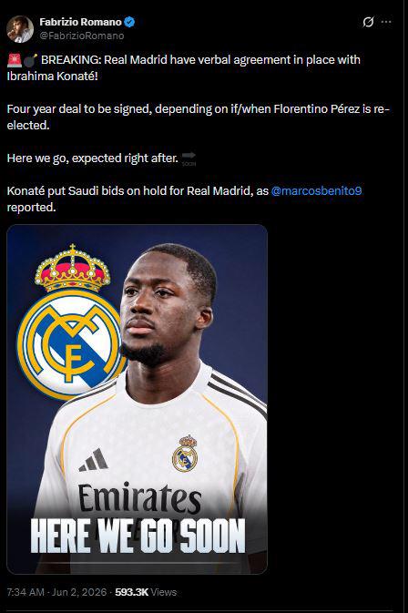 Real Madrid cierra su primer fichaje y Florentino avisa: Tiene un acuerdo
