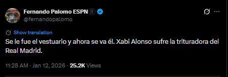 Real Madrid dijo adiós a Xabi Alonso: revuelo en redes y dardo tras su despido