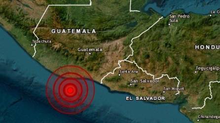 El epicentro del sismo se registró en el Pacífico frente a las costas de Guatemala.