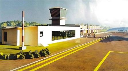 Así quedará la terminal aérea internacional del aeropuerto Golosón de La Ceiba, una vez se terminen los trabajos.