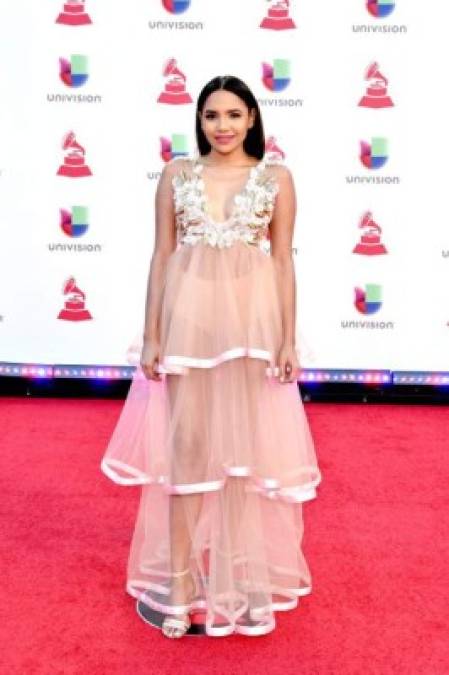 LAS VEGAS, NV - NOVEMBER 15: Yarissa attends the 19th annual Latin GRAMMY Awards at MGM Grand Garden Arena on November 15, 2018 in Las Vegas, Nevada. David Becker/Getty Images for LARAS/AFP