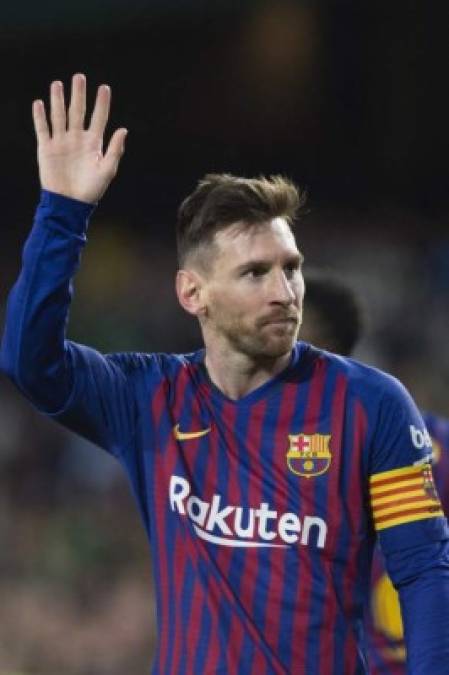 “No recuerdo que el público visitante me ovacionara por un gol, estoy muy agradecido por la respuesta de la gente', dijo Messi al final del partido al hablar sobre la ovación que recibió por la gente del Betis.