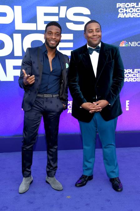 El actor Kel Mitchell y el actor estadounidense Kenan Thompson.