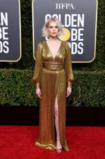 La actriz de Bohemian Rhapsody Lucy Boynton.