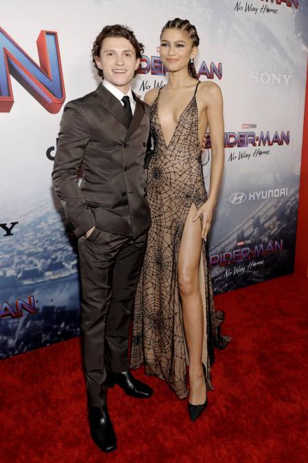 La pareja del momento: Tom Holland y Zendaya brillan en la premier de “Spider-Man: No Way Home”