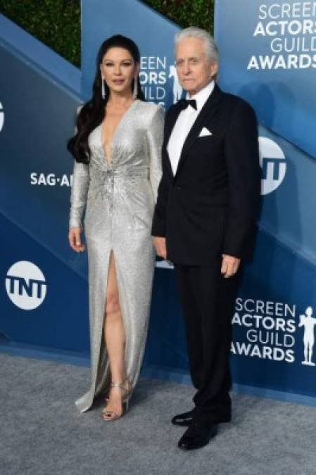 La pareja de actores Michael Douglas y Catherine Zeta-Jones.