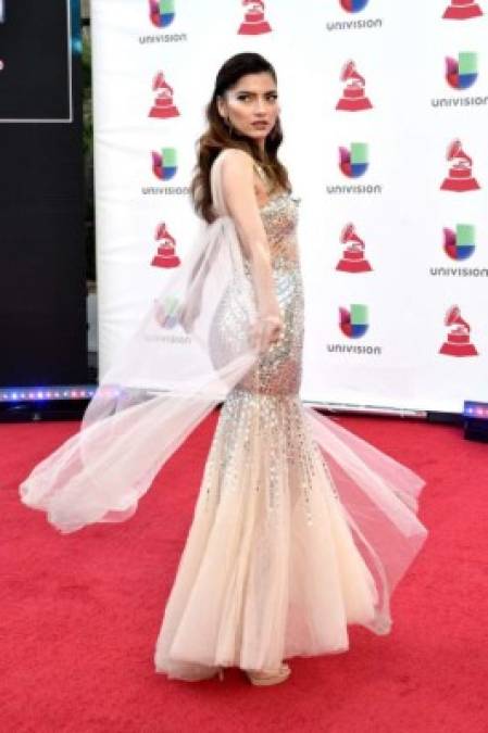LAS VEGAS, NV - NOVEMBER 15: Blanca Blanco attends the 19th annual Latin GRAMMY Awards at MGM Grand Garden Arena on November 15, 2018 in Las Vegas, Nevada. David Becker/Getty Images for LARAS/AFP