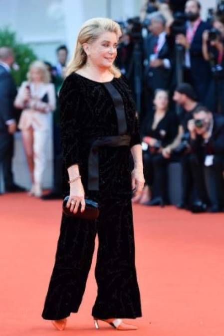 La veterana actriz Catherine Deneuve.