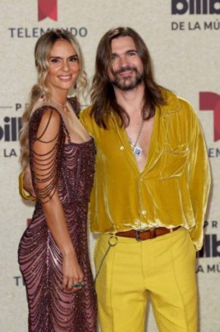 La actriz Karen Martínez y su esposo, el cantante colombiano Juanes.