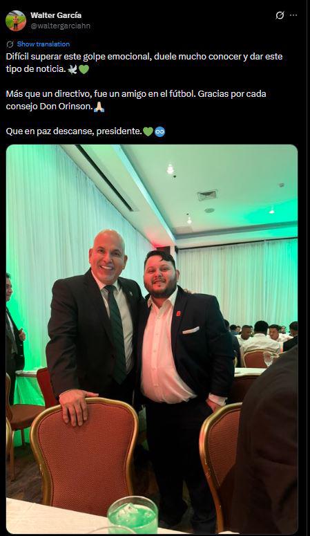 Consternación en Honduras por muerte de Orinson Amaya y hacen petición