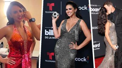 La periodista deportiva hondureña Ana Jurka deslumbró con su belleza en los Premios Billboard de la Música Latina 2022 que se celebraron en Miami, donde estuvo bien acompañada.