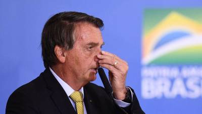 Jair Bolsonaro, presidente de Brasil, entre la polémica por una inculpación.