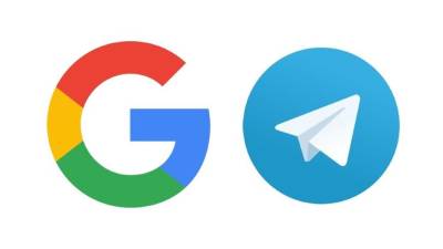 Logos de Google y Telegram.